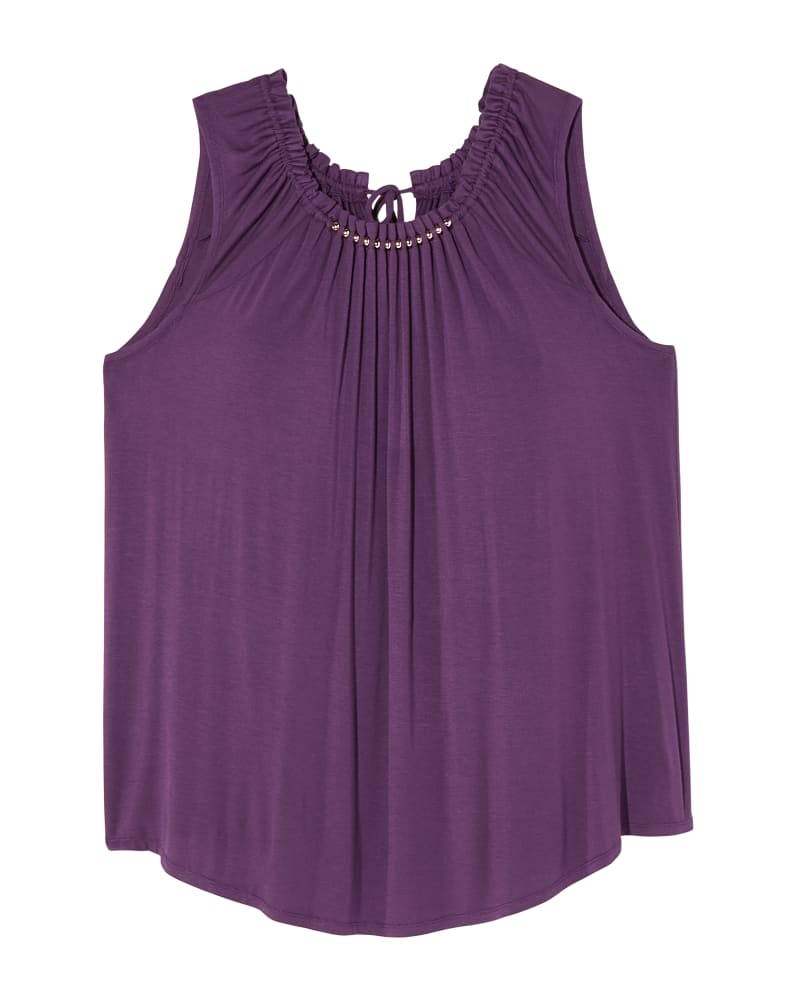 Front of plus size Verena Beaded Knit Top by Ryan Wythe | Dia&Co | dia_product_style_image_id:127318